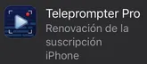 App disguised as Teleprompter Pro